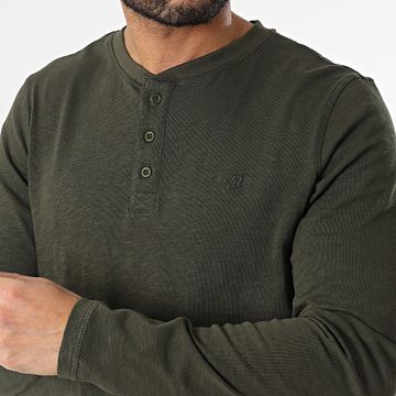 Blend - Camiseta de manga larga 20717180 Verde caqui