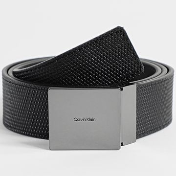 Calvin Klein - Cinturón ADJ Casual Plaque 2658 Negro