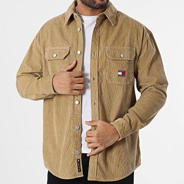 Tommy Jeans - Sobrecamisa Cord 0671 Camel