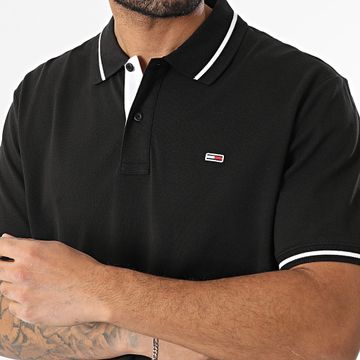Tommy Jeans - Polo Manga Corta Tipped 0745 Negro