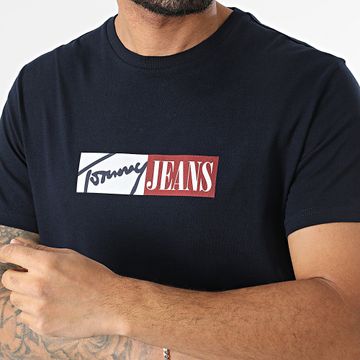 Tommy Jeans - Slim Entry Graphic Tee Shirt 0365 Azul Marino