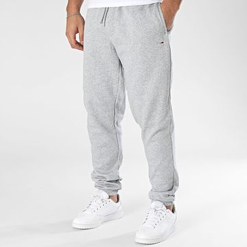 Tommy Jeans - Pantalones de chándal Slim Flag 0473 Gris jaspeado