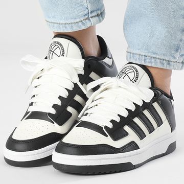 Adidas Performance - Rapid Court Low Zapatillas Mujer J JR0166 Core Negro Nube Blanco Calzado Blanco
