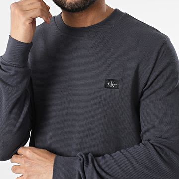 Calvin Klein - Sudadera de cuello redondo 7117 Gris antracita