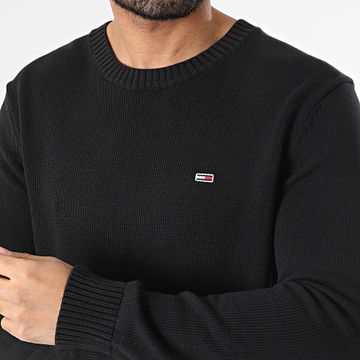Tommy Jeans - Jersey Slim Essentials 8370 Negro