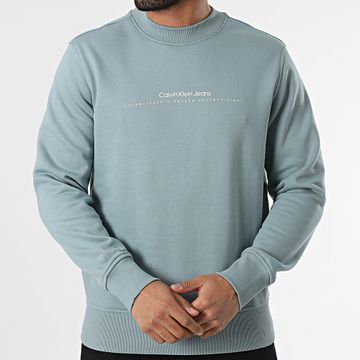 Calvin Klein - Sudadera cuello redondo 7119 Azul claro