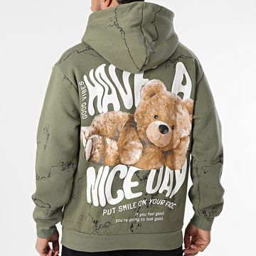 Classic Series - Sudadera con capucha verde caqui
