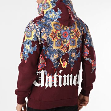 Classic Series - Sudadera con capucha Azul Burdeos Amarillo