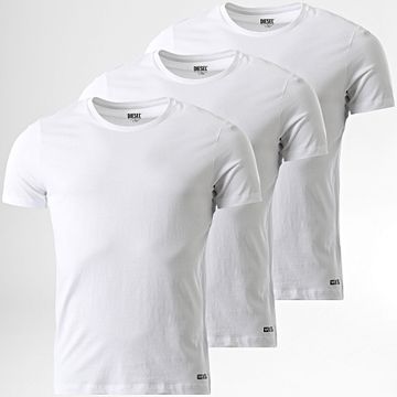 Diesel - Randal A17828-0LIAD Pack de 3 camisetas blancas