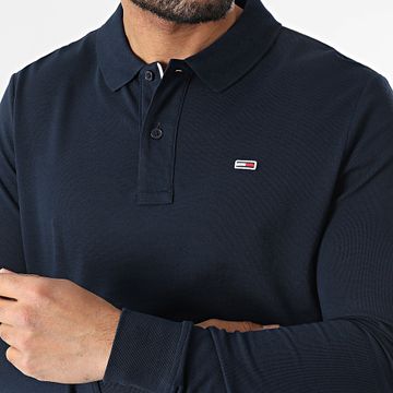 Tommy Jeans - Polo Manga Larga 0232 Azul Marino
