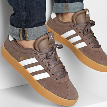 Adidas Performance - VL Court 3.0 Zapatillas JP7536 Earth Strata Calzado Blanco Oro Metal