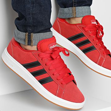 Adidas Performance - Zapatillas Grand Court Base 00s JQ2718 Better Scarlet Core Black Gum