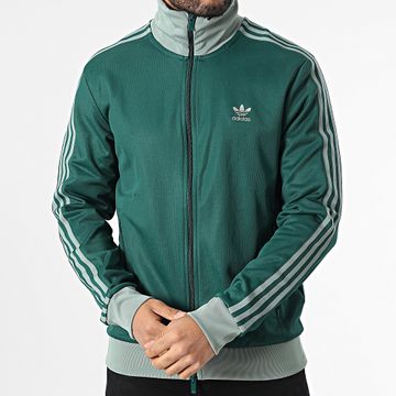 Adidas Originals - Beckenbauer JP2520 Chaqueta con cremallera a rayas verde