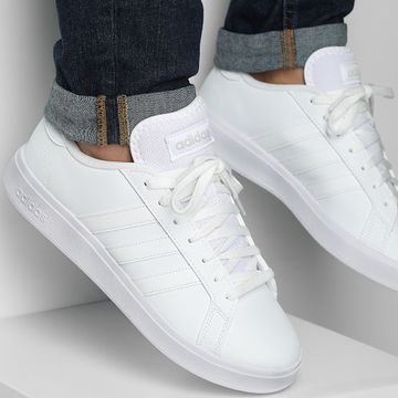 Adidas Performance - Grand Court Base 2.0 Zapatillas JH9363 Nube Blanco Gris Uno