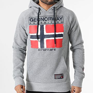 Geographical Norway - Sudadera con capucha Gaelig Gris