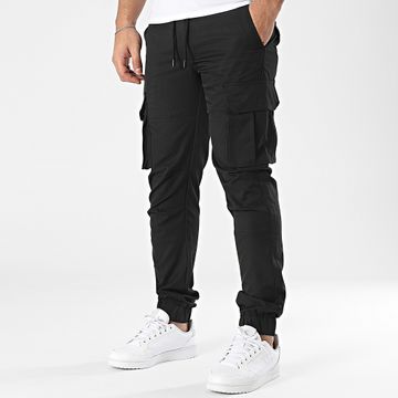 John H - Pantalones cargo negros