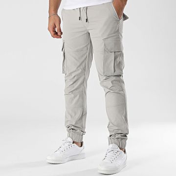 John H - Pantalones Cargo Grises