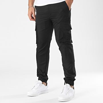 John H - Pantalones cargo negros
