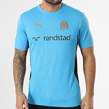 Puma - Maillot de entrenamiento OM 778218 Azul claro