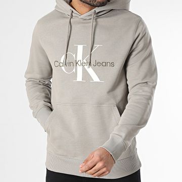 Calvin Klein - Sudadera con capucha 0805 Gris