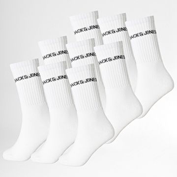 Jack And Jones - 9 Pares Calcetines Regen Blancos