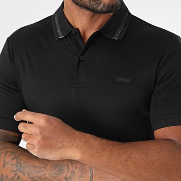 Calvin Klein - Polo de manga corta Liquid Touch Texture 3833 Negro