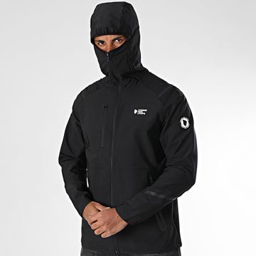 Comme Des Loups - Chaqueta negra con capucha y cremallera