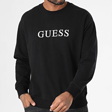 Guess - Sudadera de cuello redondo O5RQ03-KCO31 Negro