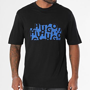 Hugo Azul - Nafralo Camiseta 50533528 Negro Azul Real