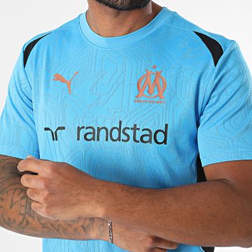Puma - Maillot de entrenamiento OM 778220 Azul claro