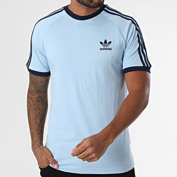 Adidas Originals - Camiseta 3 Rayas JN7018 Azul Claro