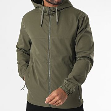 Blend - Chaqueta con cremallera y capucha 20717838 Verde caqui