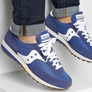 Saucony - Trainer 80 S70884 Zapatillas Azul Real Blanco