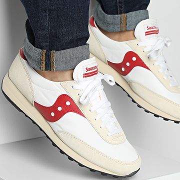 Saucony - Zapatillas Trainer 80 S70884 Blanco Rojo