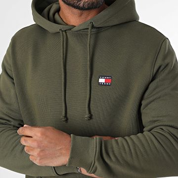 Tommy Jeans - Sudadera con capucha 0258 verde caqui