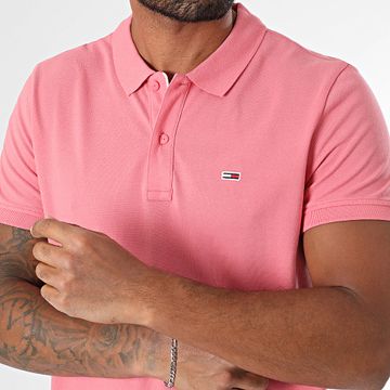 Tommy Jeans - Polo Manga Corta Slim 8312 Rosa
