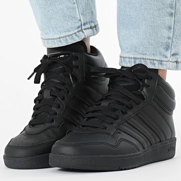 Adidas Performance - Zapatillas Mujer Hoops 4.0 Mid J JQ5215 Core Black Footwear White