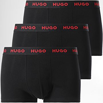 HUGO - Juego de 3 calzoncillos bóxer 50532611 Negro