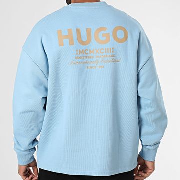 Hugo Azul - Sudadera de cuello redondo Naviu 50510732 Azul claro