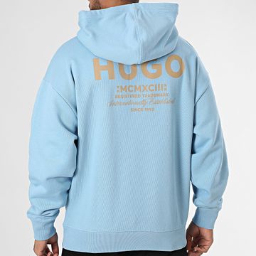 HUGO - Sudadera con capucha Nazardo 50510724 Azul claro