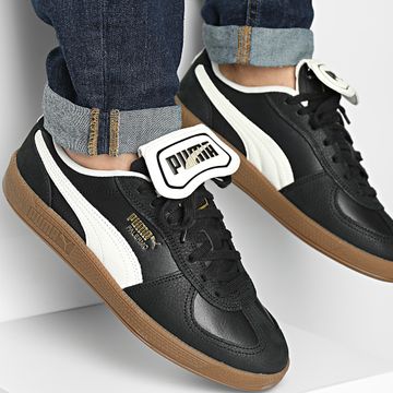Puma - Palermo Premium Zapatillas 401744 Negro Blanco Cálido