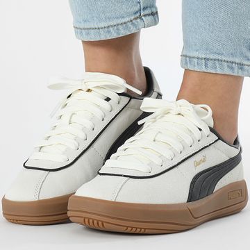 Puma - Zapatillas Mujer Puma Club Klassika SD 400718 Warm White Puma Black Gold