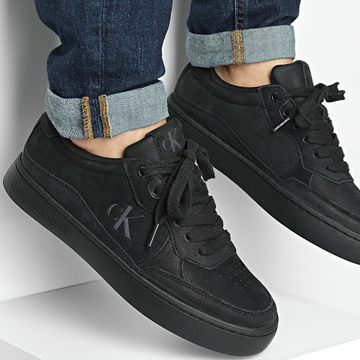 Calvin Klein - Zapatillas Classic Cupsole Wave 1256 Triple Negro