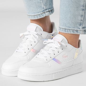 Lacoste - T-Clip Set 224 Blanco Rosa Claro Zapatillas Mujer