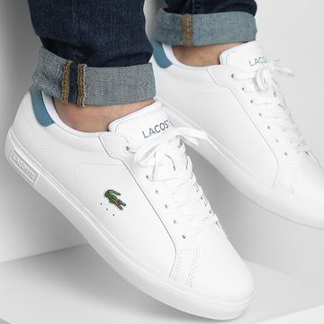 Lacoste - Zapatillas Powercourt 125 Blanco Azul