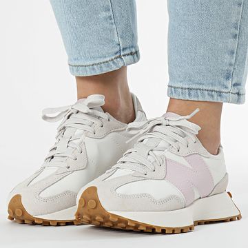 New Balance - Zapatillas Mujer 327 WS327OR Off White Rosa Beige