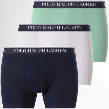 Polo Ralph Lauren - Juego De 3 Calzoncillos Lila Claro Azul Marino