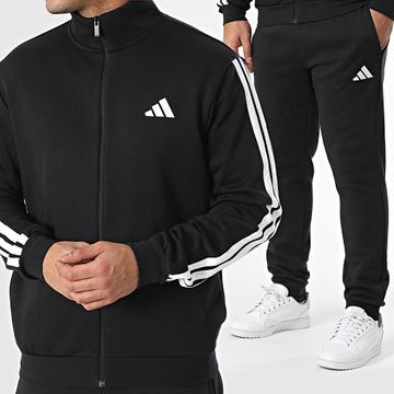 Adidas Performance - Chándal 3 Rayas JI8878 Negro