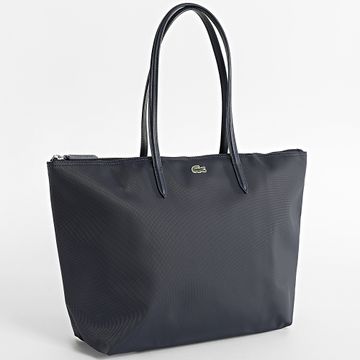 Lacoste - Bolso Mujer Logo Cocodrilo Bordado Azul Marino