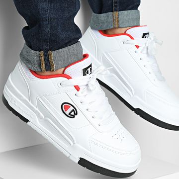 Champion - Baskets Heritage Low S22030 Blanco Rojo Negro